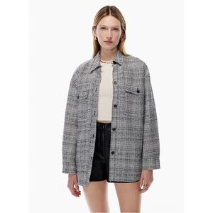 Babaton | Joan Shirt Jacket Oversized Tweed Shacket Size 1 XS Aritzia